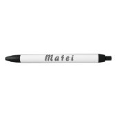 Stylo Noir Matei (Devant)