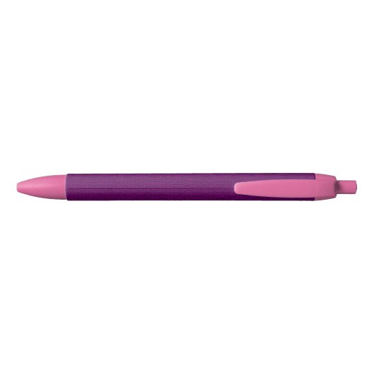 Stylo Noir Meilleur Enseignant Ajouter Nom Texturé Violet (Dos)