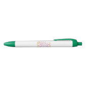 Stylo Noir Meilleur enseignant jamais (Haut)