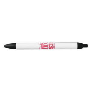 Stylo Noir Meilleur Papa du Monde – Silhouette de Papa et Enf