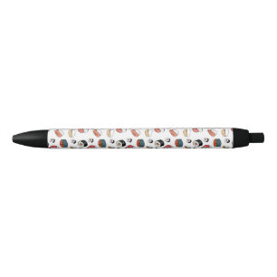 Stylo Noir Mélange de sushi dessiné à la main