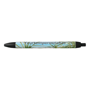Stylo Noir mer, plage, palme, nature, été, arbre, tropical,
