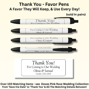 Stylo Noir Merci, Mariage Noir Blanc