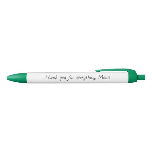 Stylo Noir Merci pour tout, Maman ! (Haut)