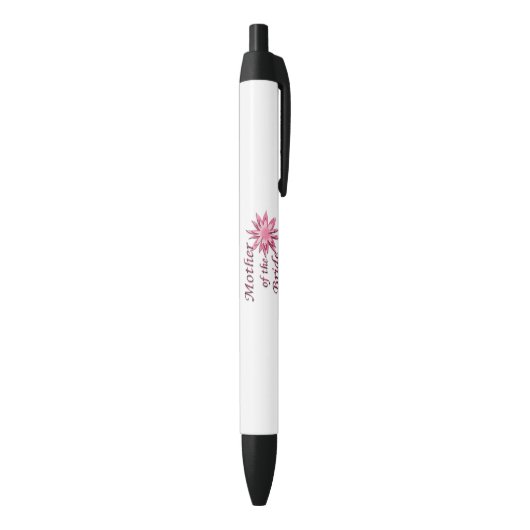 Stylo Noir Mère de la mariée rose (Bas (Vertical))