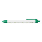 Stylo Noir Merry Christmas Name 2025 in Green (Haut)