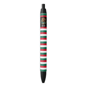 Stylo Noir Mexique Drapeau mignon Patriotique