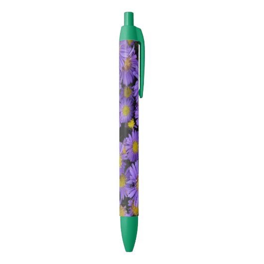 Stylo Noir Michaelmas Daisy Pen (Bas (Vertical))