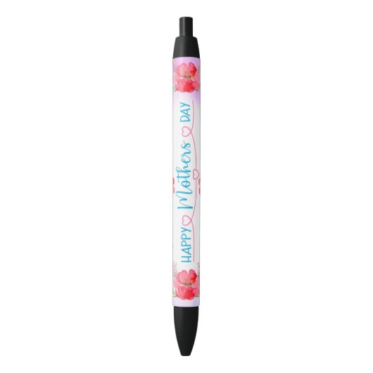 Stylo Noir Mignonne fête de la mère (devant Vertical)