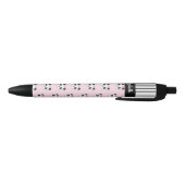 Stylo Noir Mignonne fille Panda rose (Bas)