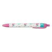 Stylo Noir Mignonne Mermaid Beach Girl Monogram Enfants (Bas)