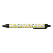Stylo Noir Mignons et feuilles verts motif (Bas)