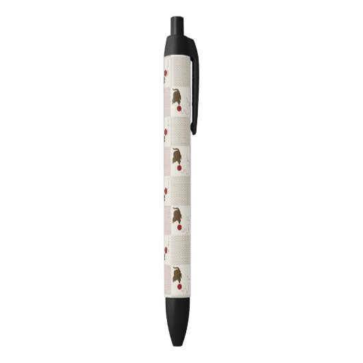 Stylo Noir Milieux de chatons (Bas (Vertical))