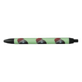 Stylo Noir Minimalists Bows Joyeux Noël, (Devant)