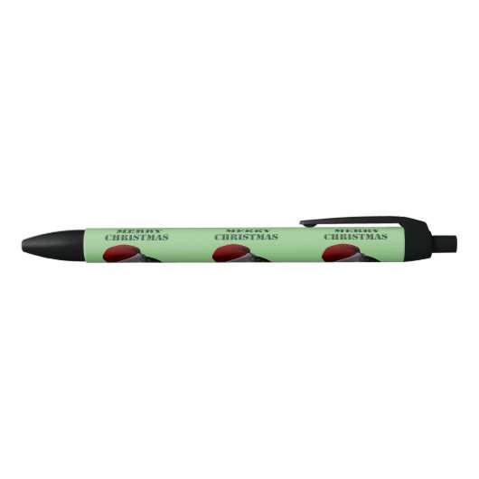 Stylo Noir Minimalists Bows Joyeux Noël, (Haut)