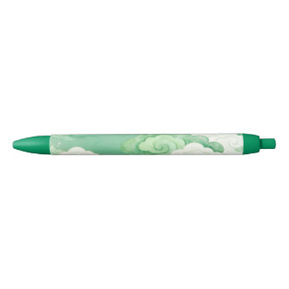 Stylo Noir Mint Auspicious Clouds Pen