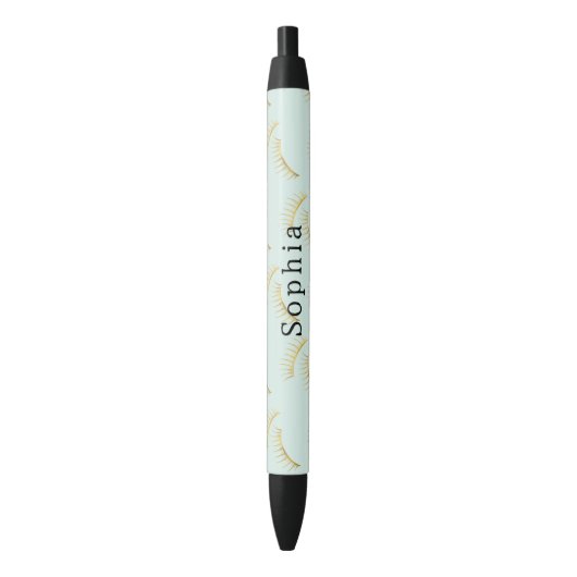 Stylo Noir Mint Gold Eyelashes (devant Vertical)
