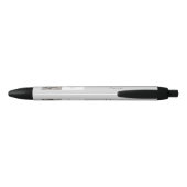 Stylo Noir Modèle de logo de fleuriste côtier éditable (Dos)