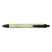 Stylo Noir Modèle de plafond vert citron sans couture de Will (Dos)