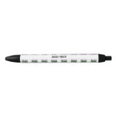 STYLO NOIR MODELE DE TEXTE D'IMAGE BLANC SIMPLE ÉDITABLE MODE (Devant)