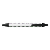 STYLO NOIR MODELE DE TEXTE D'IMAGE BLANC SIMPLE ÉDITABLE MODE (Dos)