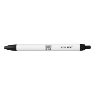 STYLO NOIR MODELE DE TEXTE D'IMAGE BLANCHE SIMPLE ÉDITABLE MO