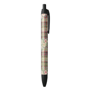 Stylo Noir Modèle floral