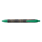 Stylo Noir Moderne Mardi Gras (Dos)