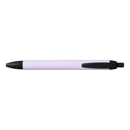 Stylo Noir Moderne Script Calligraphie Pastel Purple (Dos)