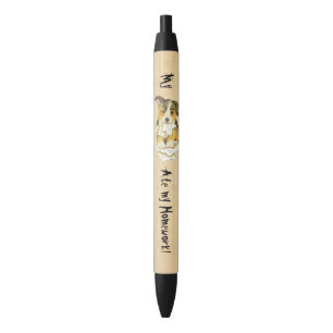 Stylo Noir Mon corgi de Gallois de Pembroke a mangé mon