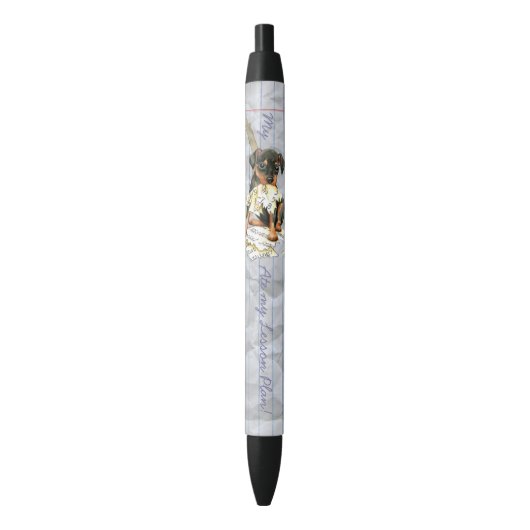 Stylo Noir Mon Min Pin Ate mon plan de leçon (devant Vertical)