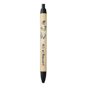 Stylo Noir Mon Mini-Berger Américain A Mangé Mes Pièces De