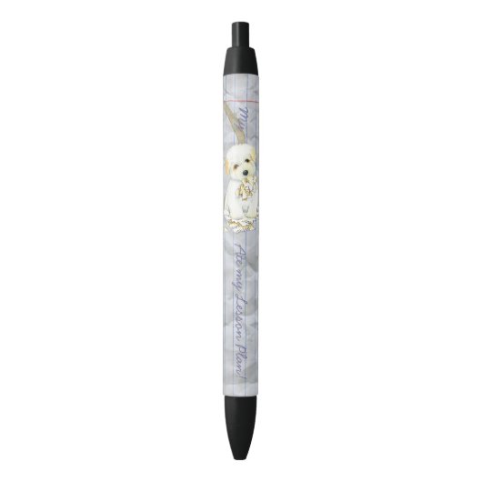 Stylo Noir Mon plan de leçon sur le coton (devant Vertical)