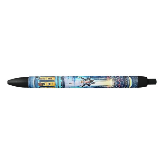 Stylo Noir Mon rêve américain (Devant)