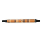 Stylo Noir Monogram | Automne Moderne Plaid Encre (Devant)