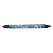 Stylo Noir Monogram design (Devant)
