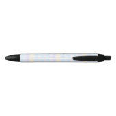Stylo Noir Monogramme Aquarelle Abstraite  (Dos)