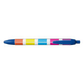 Stylo Noir Monogramme arc-en-ciel (Dos)