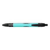 Stylo Noir Monogramme d'enveloppement couleur turquoise Crayo (Dos)