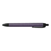 Stylo Noir Monogramme des lunes de croissant de violet poussi (Bas)