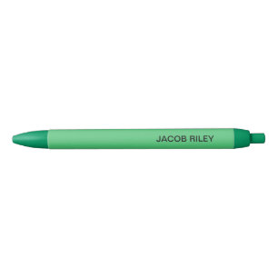 Stylo Noir Monogramme Emerald Green