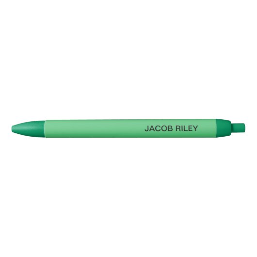 Stylo Noir Monogramme Emerald Green (Devant)