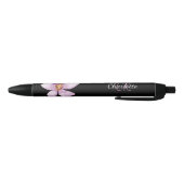 Stylo Noir monogramme floral violet noir (Bas)