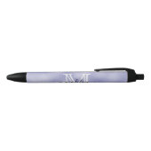 Stylo Noir Monogramme moderne violet à huile violette (Haut)