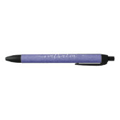 Stylo Noir Monogramme moderne violet à huile violette (Bas)