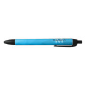 Stylo Noir Monogramme motif de maillage géométrique dégradé c (Bas)