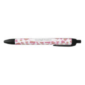Stylo Noir Monogramme Motif du coeur de fille mignonne (Bas)