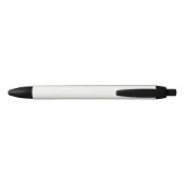 Stylo Noir Monogramme Neutre Moderne Minimaliste Élégant Scri (Dos)