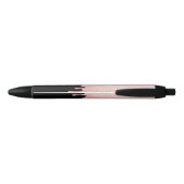Stylo Noir Monogramme Nom Fille parties scintillant de séchag (Dos)
