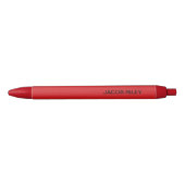 Stylo Noir Monogramme rouge mode (Devant)